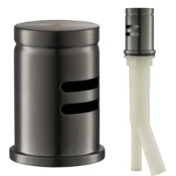 Dishwasher Air Gap in Spot Free Black Stainless