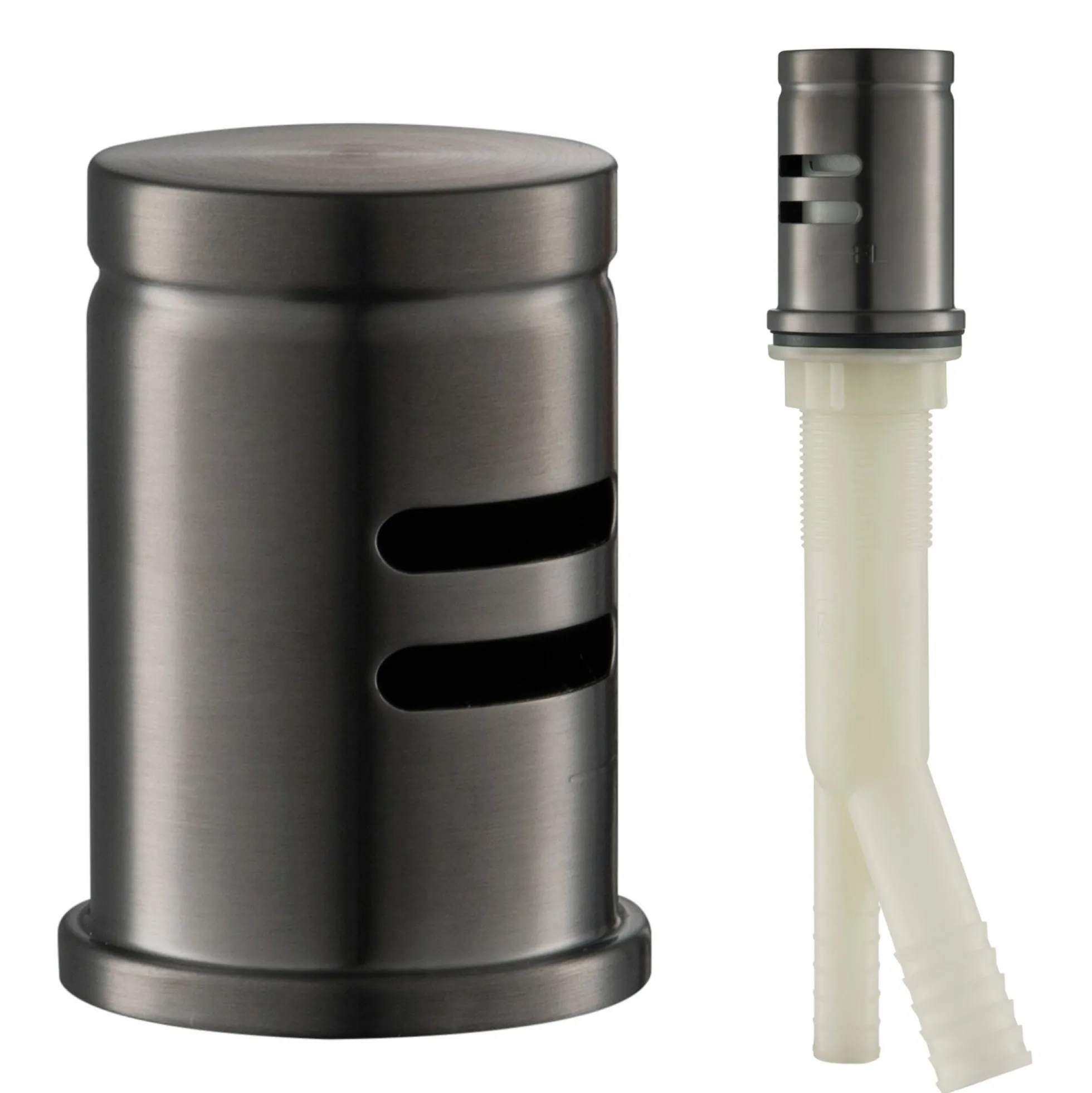 Dishwasher Air Gap in Spot Free Black Stainless