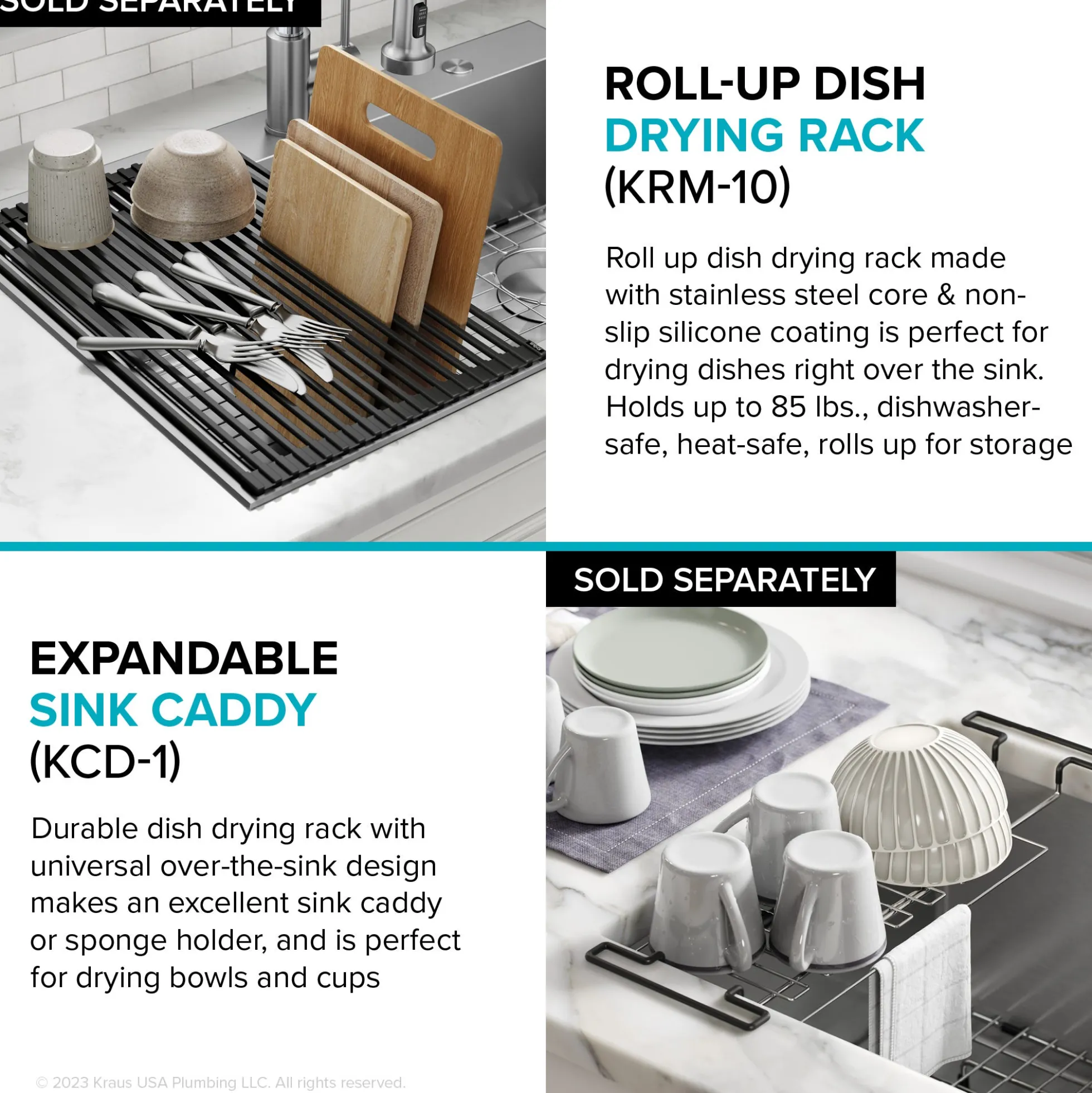 25" Drop-In/Top Mount Kitchen Sink w/ Bolden Commercial Pull-Down Faucet in Spot Free Stainless Steel/Chrome