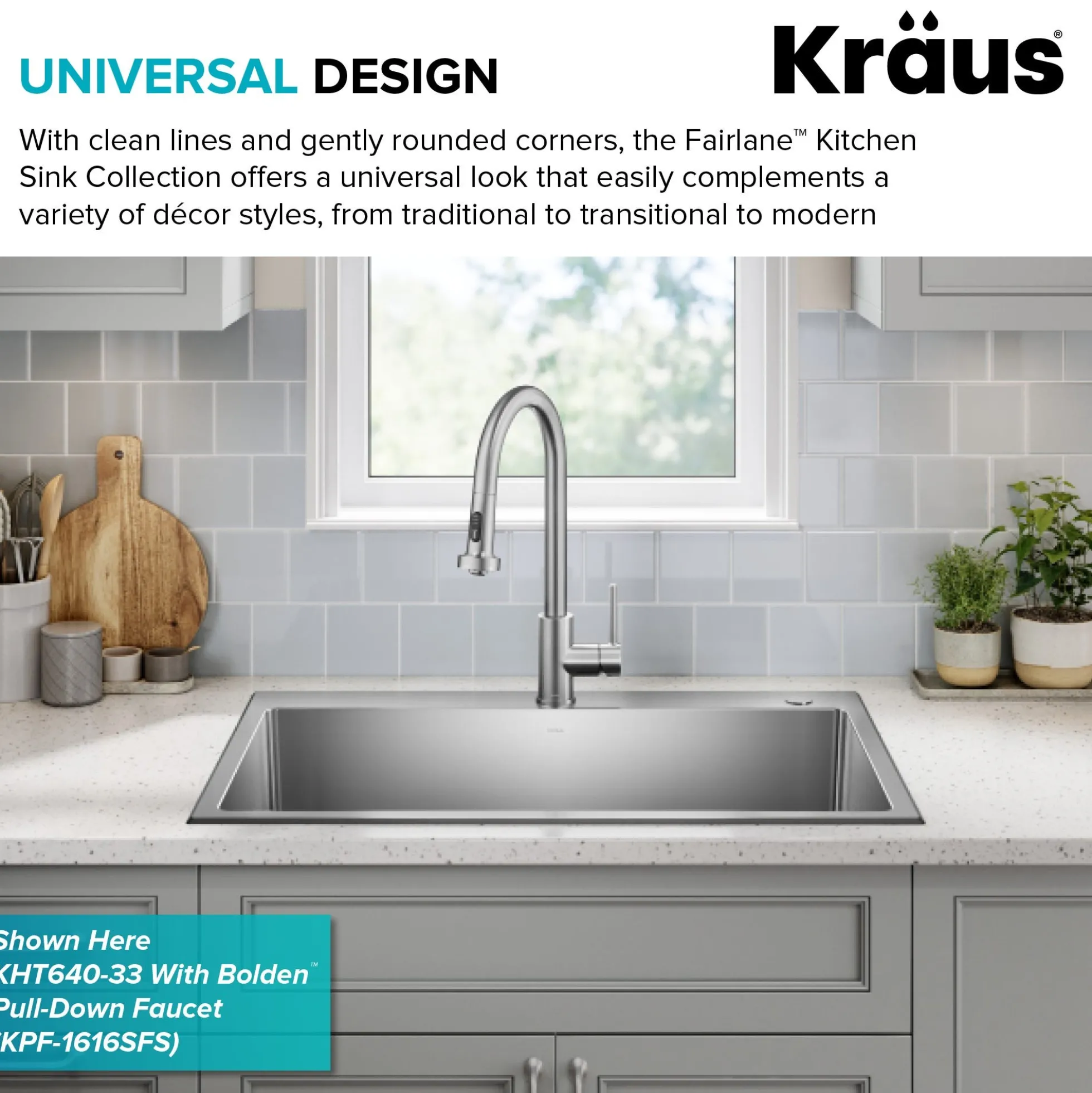 25” Drop In / Top Mount Single Bowl 18-Gauge Stainless Steel Kitchen Sink