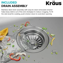 25” Drop In / Top Mount Single Bowl 18-Gauge Stainless Steel Kitchen Sink