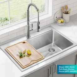 33” Drop In / Top MountWorkstationSingle Bowl18-GaugeStainless SteelKitchen Sinkwith Accessories