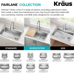 30”Drop In / Top Mount Workstation Single Bowl 18-GaugeStainless Steel Kitchen Sinkwith Accessories