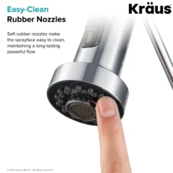 Dual Function Kitchen Faucet Sprayer in Chrome