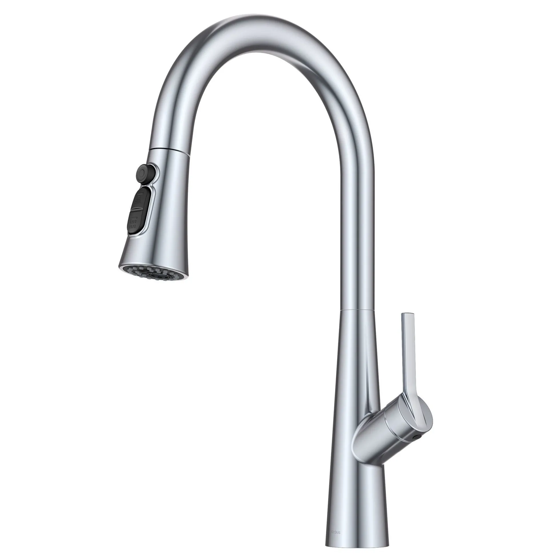 4-Function Single Handle Pull Down Kitchen Faucet with CleanSweep™ Blade Spray in Chrome