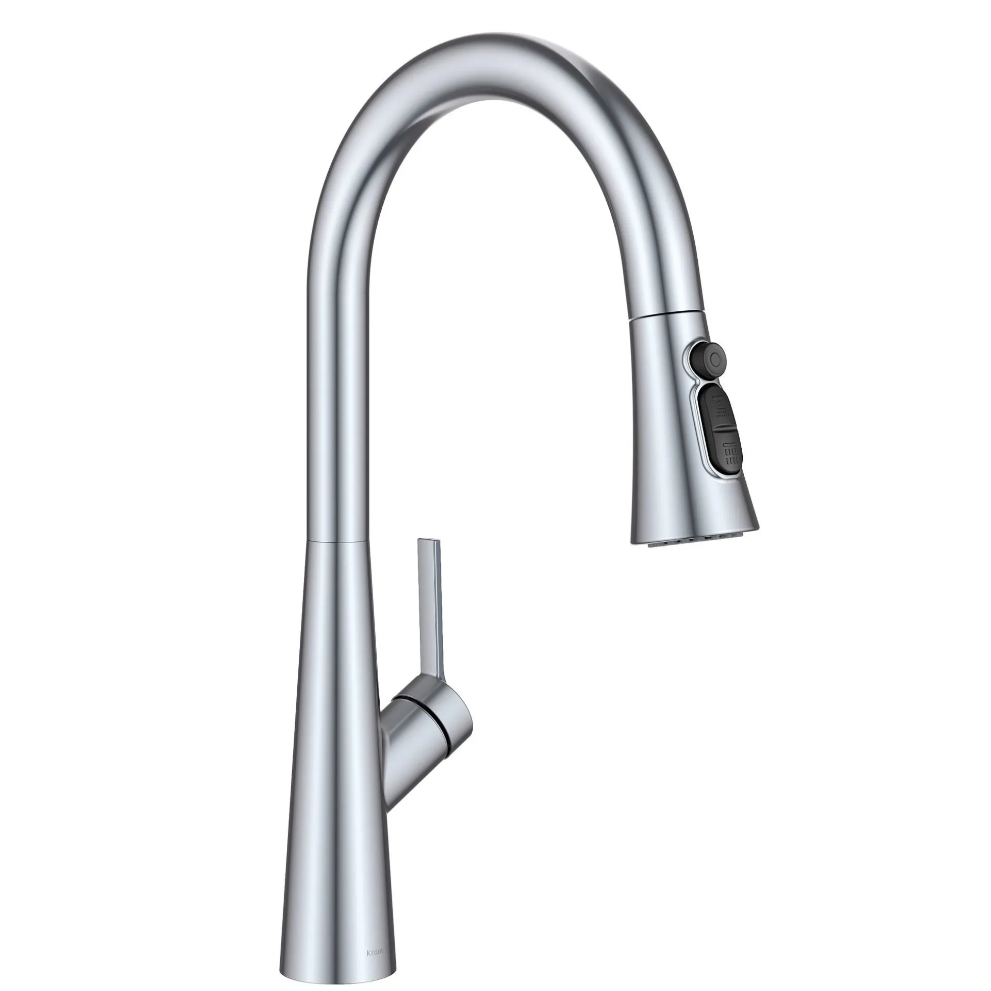 4-Function Single Handle Pull Down Kitchen Faucet with CleanSweep™ Blade Spray in Chrome