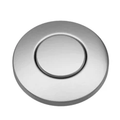 Garbage Disposal Air Switch Kitin Spot-Free Stainless Steel with Push Button, AC Adapter, Power Cord, and Air Tube Included