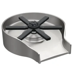 Glass Rinser for Kitchen Sink in Spot-Free Stainless Steel