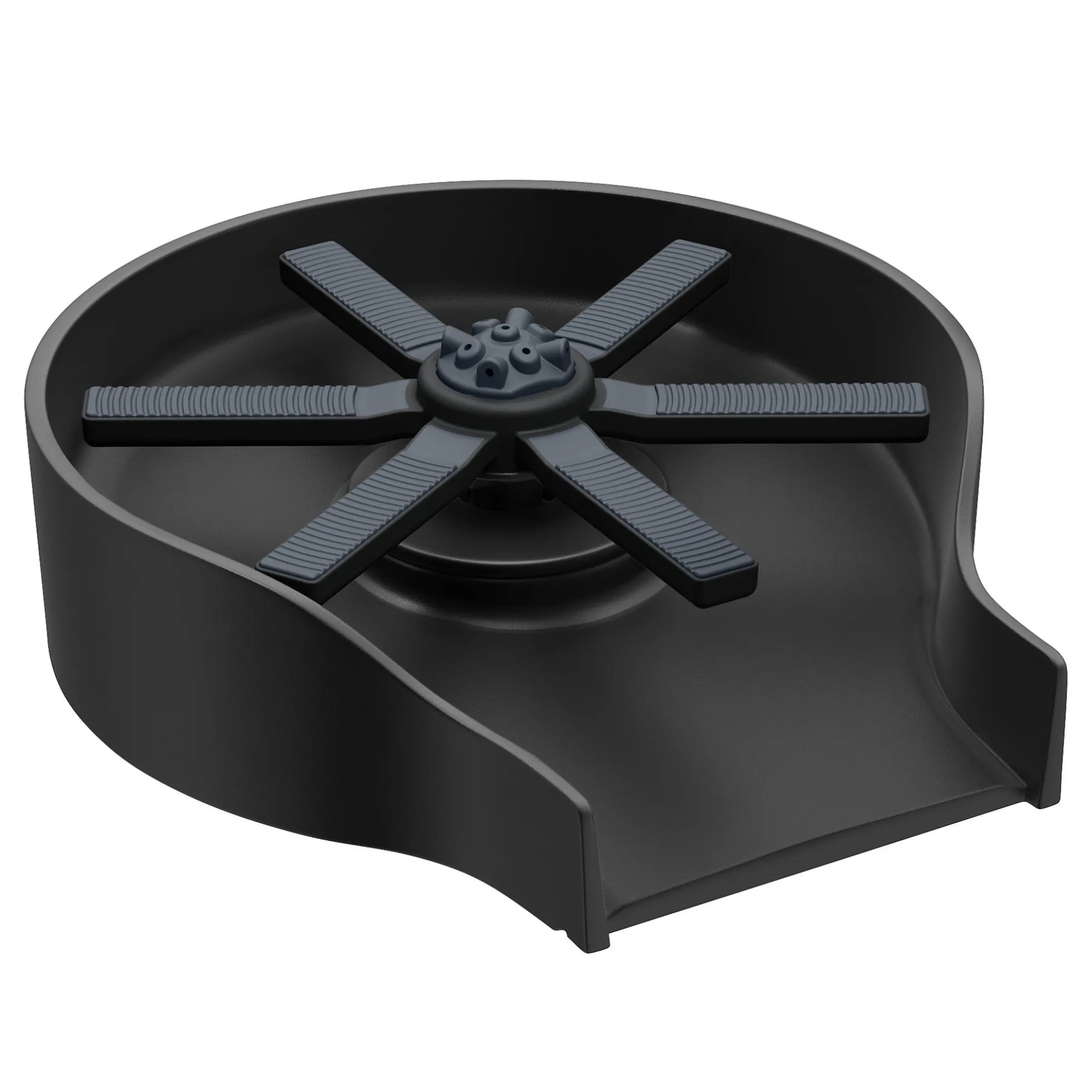 Glass Rinser for Kitchen Sink in Matte Black