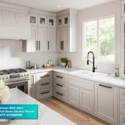 33” Granite Drop In / Undermount 60/40 Double Bowl White Kitchen Sink