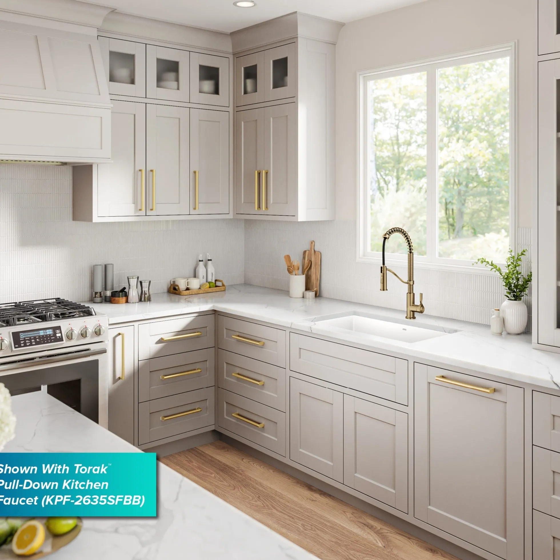 32” Granite Undermount Single Bowl White Kitchen Sink