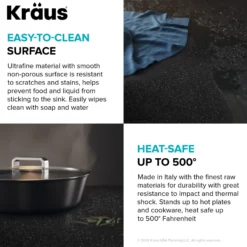 28” Granite Workstation Drop In Top Mount Single Bowl Kitchen Sink in Metallic Black with Accessories