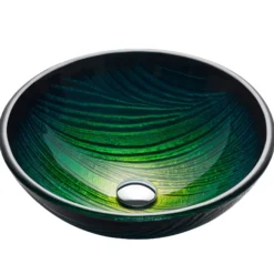 Green Glass Vessel 17