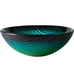 Green Glass Vessel 17