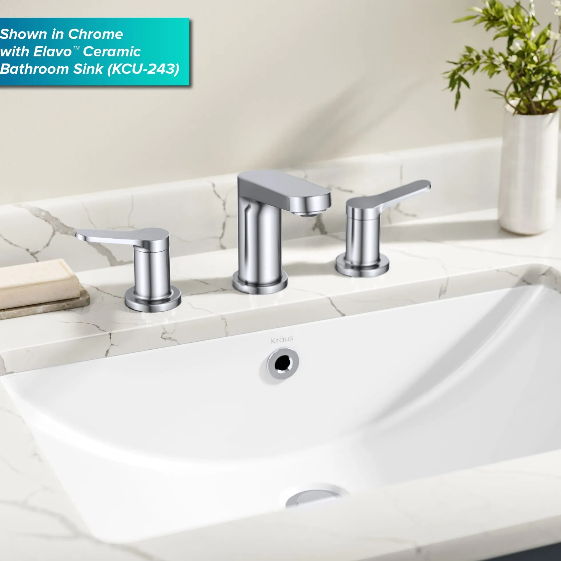 2-Handle 8-inch Widespread Bathroom Faucet in Spot-Free Brushed Nickel / Matte Black with Pop Up Drain and Supply Lines