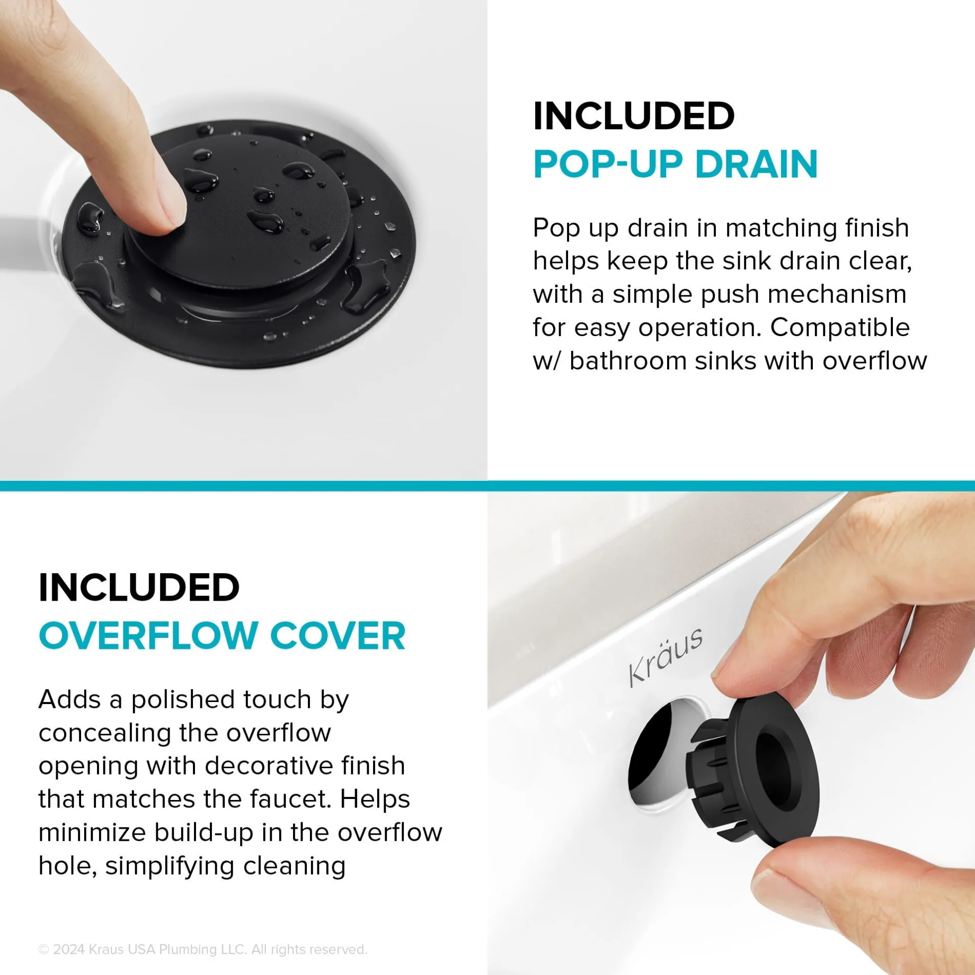 2-Handle 8-inch Widespread Bathroom Faucet in Matte Black with Pop Up Drain and Supply Lines