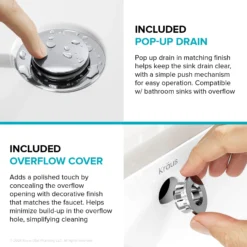 2-Handle 8-inch Widespread Bathroom Faucet in Chrome with Pop Up Drain and Supply Lines