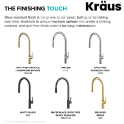 High-Arc Single Handle Pull-Down Kitchen Faucet in Chrome