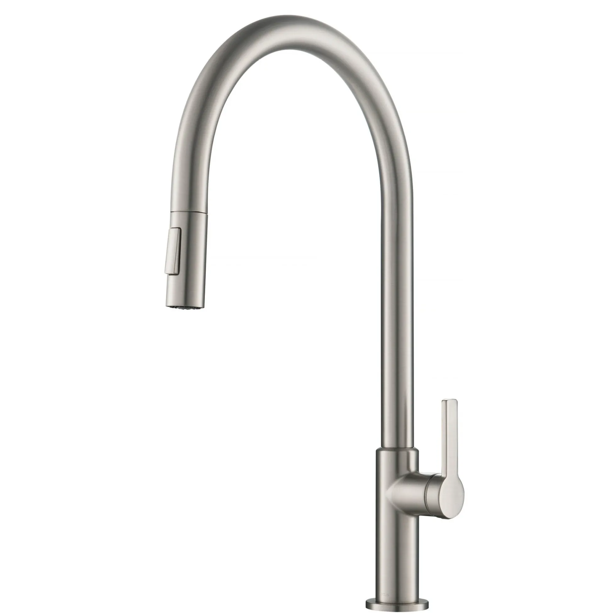 High-Arc Single Handle Pull-Down Kitchen Faucet in Spot Free Stainless Steel