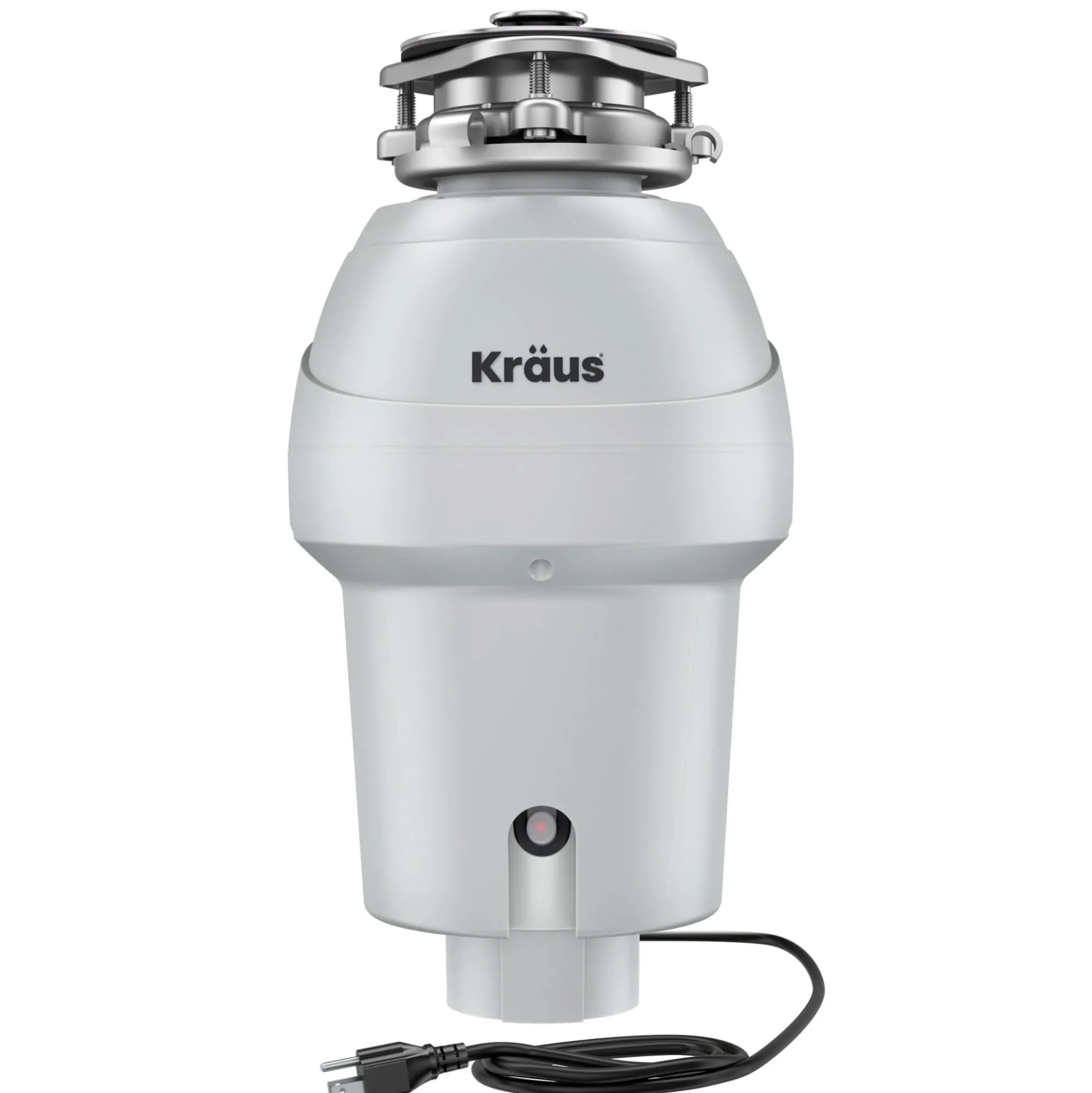 3/4 HP Continuous Feed Garbage Disposal with Ultra-Quiet Motor for Kitchen Sink with Power Cord and Flange Included