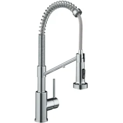2-in-1 Commercial Style Pull Down Single Handle Water Filter Kitchen Faucet for Reverse Osmosis or Water Filtration System in Chrome
