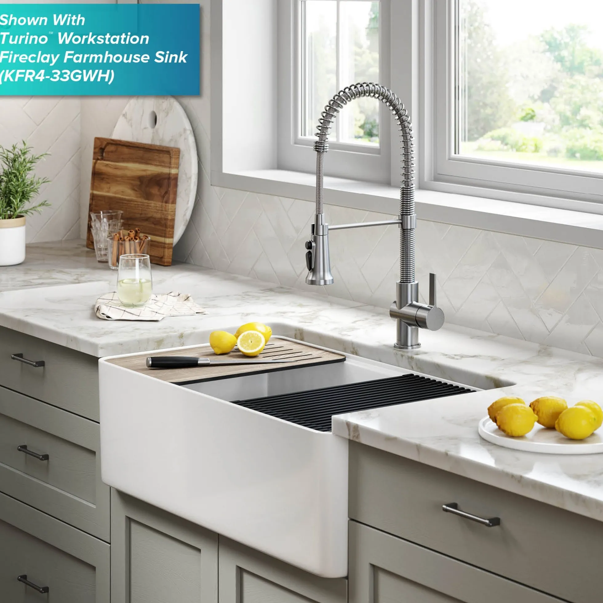 2-in-1 Commercial Style Pull Down Single Handle Water Filter Faucet for Reverse Osmosis or Water Filtration System in Spot Free Stainless Steel