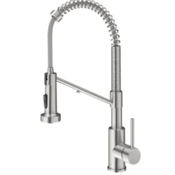 2-in-1 Commercial Style Pull Down Single Handle Water Filter Kitchen Faucet for Reverse Osmosis or Water Filtration System in Spot-Free Stainless Steel