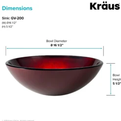 Irruption Red Glass Vessel 16 1/2