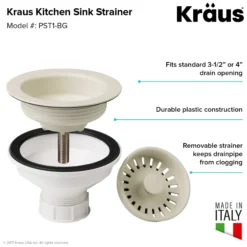 Kitchen Sink Strainer in Beige