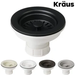Kitchen Sink Strainer in Black
