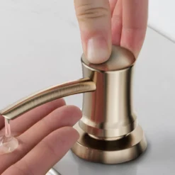 Kitchen Soap and Lotion Dispenser in Spot-Free Antique Champagne Bronze