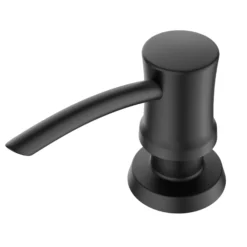 Kitchen Soap and Lotion Dispenser in Matte Black