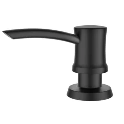 Kitchen Soap and Lotion Dispenser in Matte Black