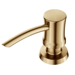 Kitchen Soap and Lotion Dispenser in Brushed Brass