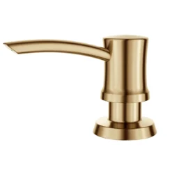 Kitchen Soap and Lotion Dispenser in Brushed Brass