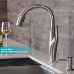 Kitchen Soap and Lotion Dispenser in Spot Free Stainless Steel