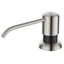 Kitchen Soap and Lotion Dispenser in Spot Free Stainless Steel/Matte Black