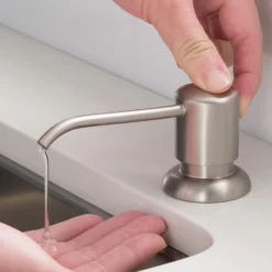 Kitchen Soap and Lotion Dispenser in Spot Free Stainless Steel