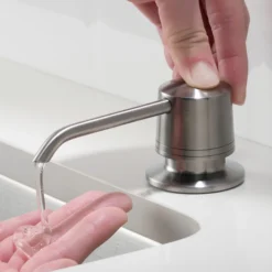 Kitchen Soap and Lotion Dispenser in Stainless Steel