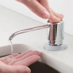 Kitchen Soap and Lotion Dispenser in Chrome