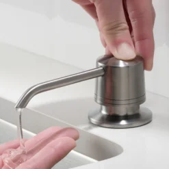 Kitchen Soap and Lotion Dispenser in Spot Free Stainless Steel