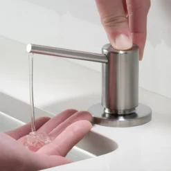 Kitchen Soap and Lotion Dispenser in Spot Free Stainless Steel