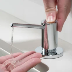 Kitchen Soap and Lotion Dispenser in Chrome