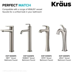 Pop-Up Drain for Bathroom Sink with Extended Threadwithout Overflow in Satin Nickel