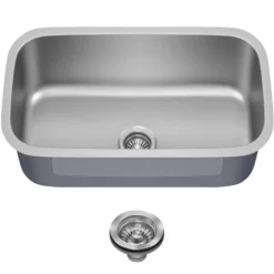 Premier 31 1/2” Undermount Single Bowl 18-Gauge Stainless Steel Kitchen Sink