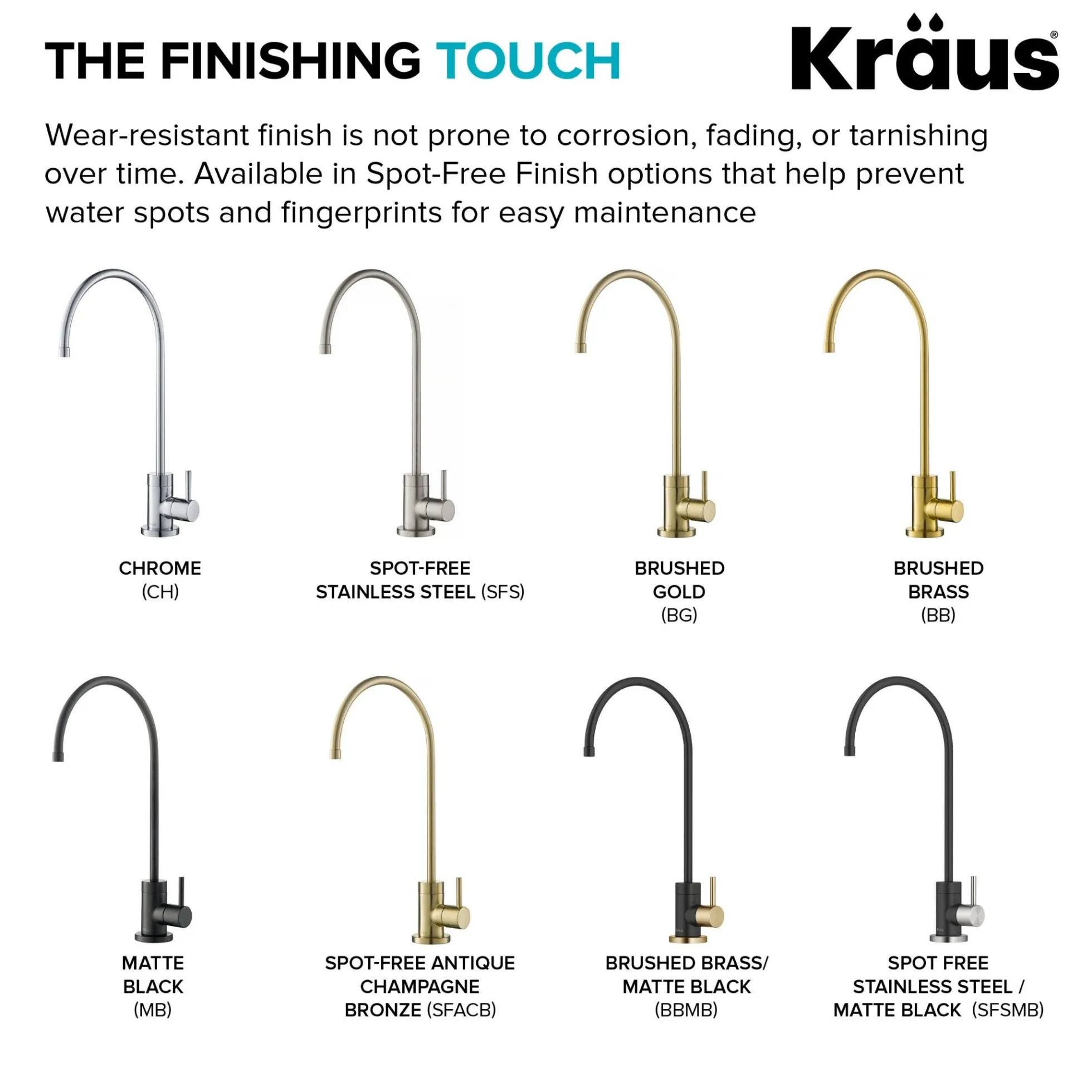 Purita 100% Lead-Free Kitchen Water Filter Faucet in Brushed Brass/Matte Black