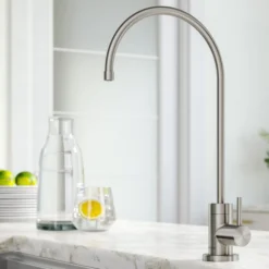 Purita 100% Lead-Free Kitchen Water Filter Faucet in Spot Free Stainless Steel
