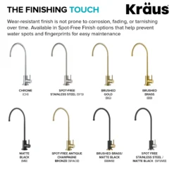 Purita 100% Lead-Free Kitchen Water Filter Faucet in Spot-Free Stainless Steel/Matte Black