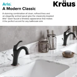 Single Handle Basin Bathroom Faucet with Lift Rod Drain and Deck Plate in Oil Rubbed Bronze