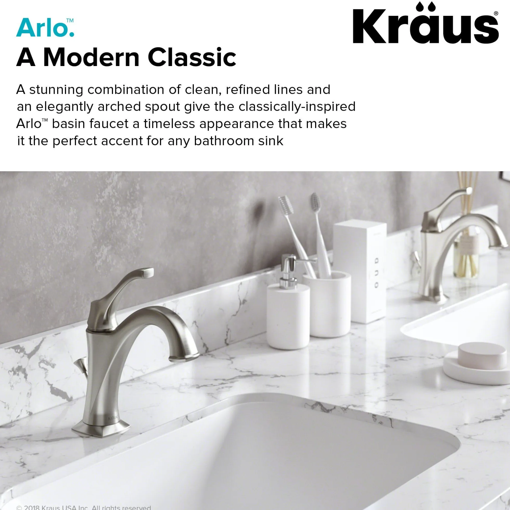 Single Handle Basin Bathroom Faucet with Lift Rod Drain and Deck Plate in Spot Free Stainless Steel